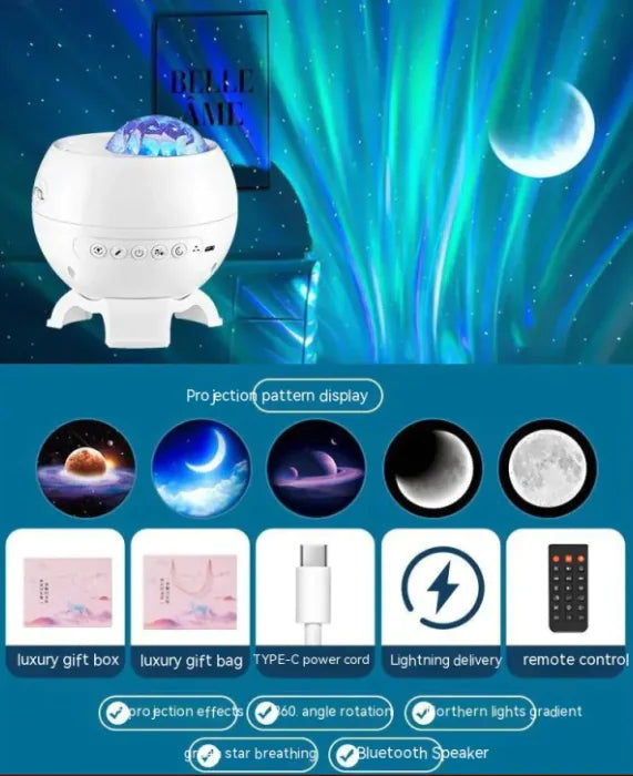 Northern Lights Starry Sky Projector Rieworkes