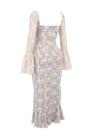 Sexy Lace Backless Slim Outfits Rieworkes