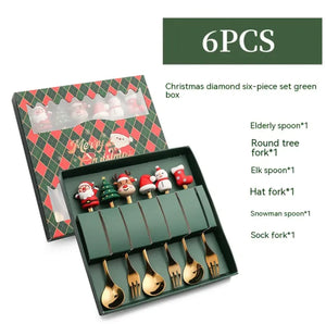 Festive Stainless Steel Christmas Spoon Rieworkes