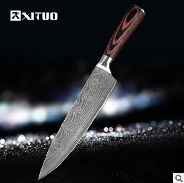Carpenter's Special Set 6-piece Set 8-piece Set Knife Chef Knife Kitchen Knife Cooking Rieworkes