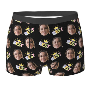 Personalized Boxers For Men Custom Boxers Valentines Day Gifts For Him Personalized Boxers For Men With Picture XL Mimarta