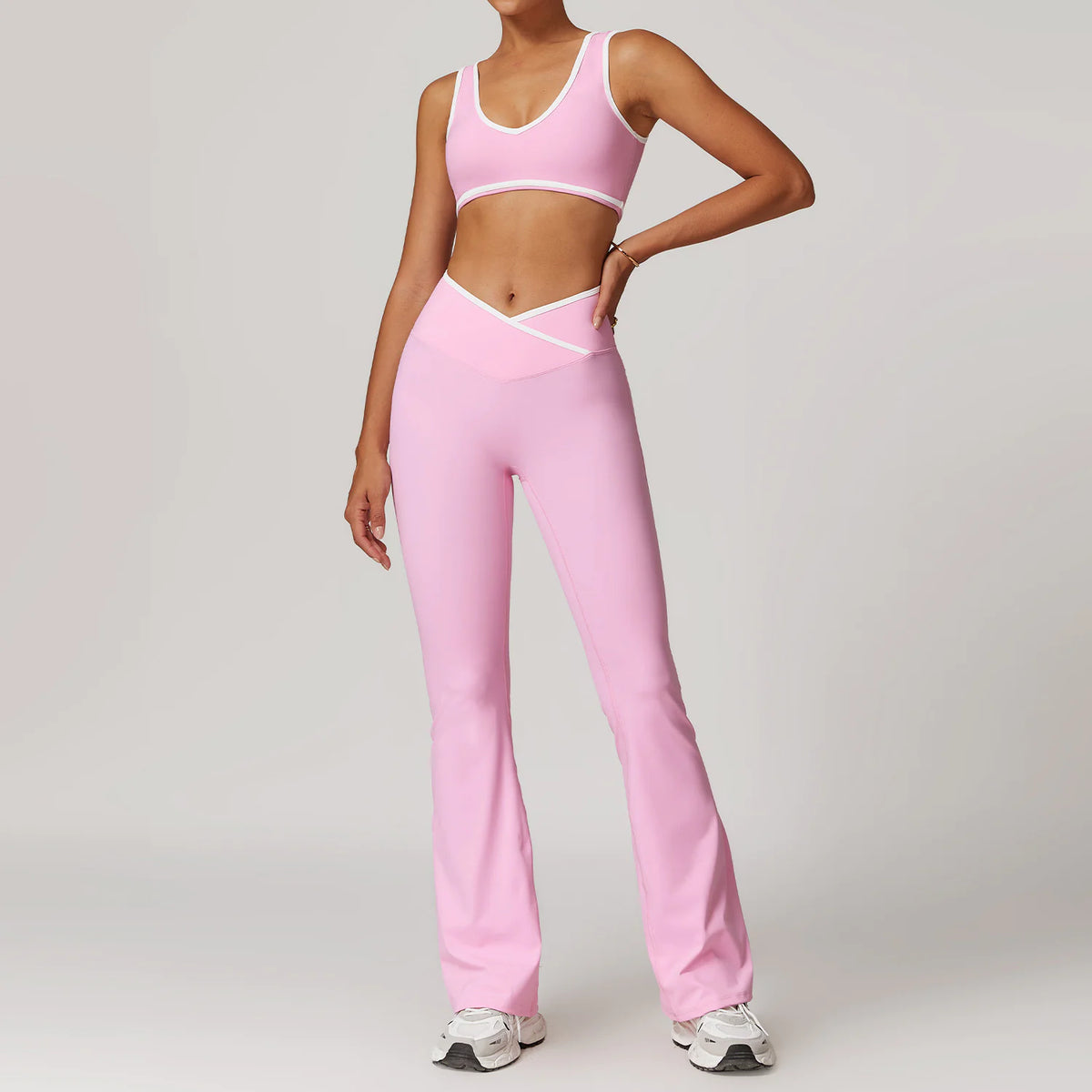 Cross High Top Sports Suit Female Fitness Yoga Wear Rieworkes