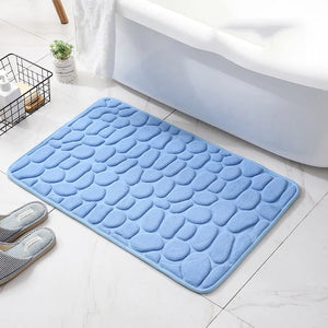 Non-Slip Embossed Bathroom Mat Rieworkes