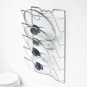 Multifunctional Wall-mounted Metal Cutting Board Rack Mimarta
