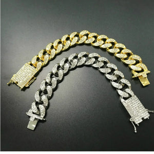 Luxury Hip Hop Diamond Cross Jewelry Combo Set Rieworkes