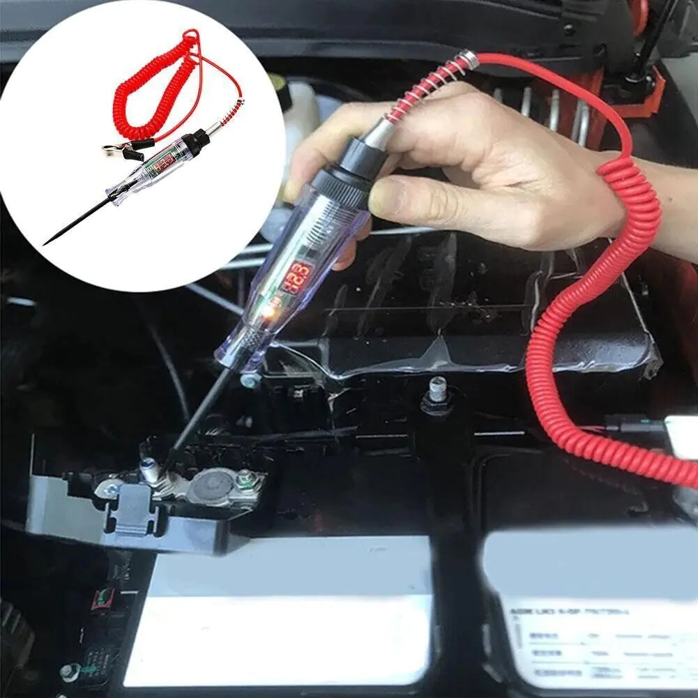 Digital Electric Voltage Circuit Tester Automotive Test Light Car Truck 6-24V US Rieworkes