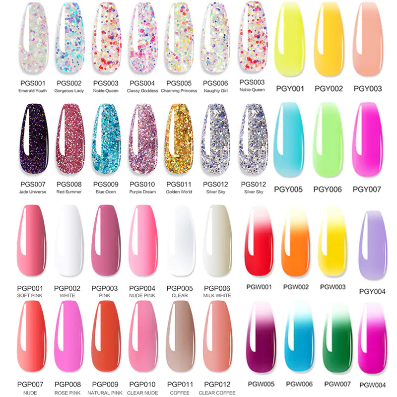 Poly Acrylic Gel: 15ML UV Gel for Nail Extension - 38 Colors Rieworkes
