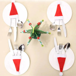 Christmas Decorations Tableware Holder Bag Rieworkes