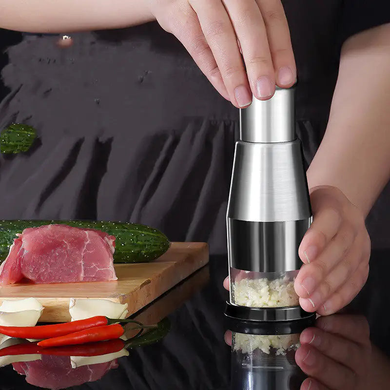 Garlic Crusher Onion Chopper Multipeler Vegetables Chopper Manual Garlic Press Machine Garlic Squeezer Kitchen Gadget Rieworkes