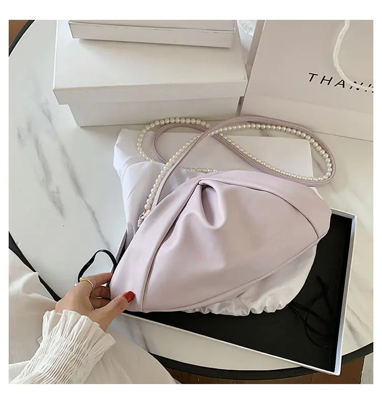 Trendy 2020 Women's Pleated Cloud Shoulder Bag Mimarta