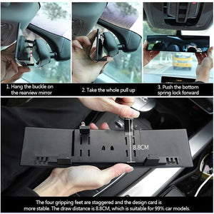 Universal Anti-glare Wide-angle Car Rearview Mirror Rieworkes