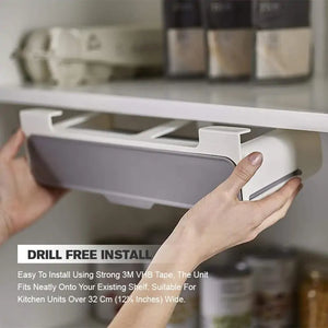 Kitchen Self-Adhesive Wall-Mounted Spice Organizer Rieworkes