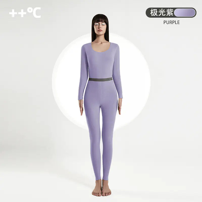 Seamless Thermal Underwear Set for Couples (Winter) Mimarta