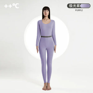 Seamless Thermal Underwear Set for Couples (Winter) Mimarta