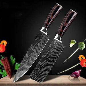 Carpenter's Special Set 6-piece Set 8-piece Set Knife Chef Knife Kitchen Knife Cooking Rieworkes