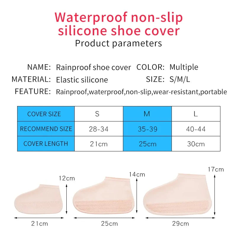 Waterproof Shoe Cover Silicone Boots Rieworkes