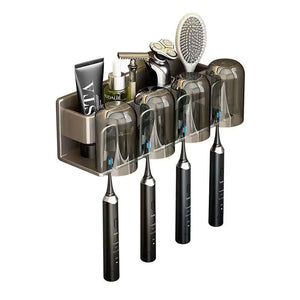 Wall-Mounted Toothbrush and Cup Holder for Bathroom Mimarta