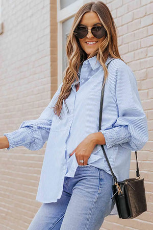 Fernanda Lantern Sleeve Shirt Rieworkes
