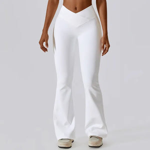 Women Gym Workout Fitness Sports Flared Pants Rieworkes