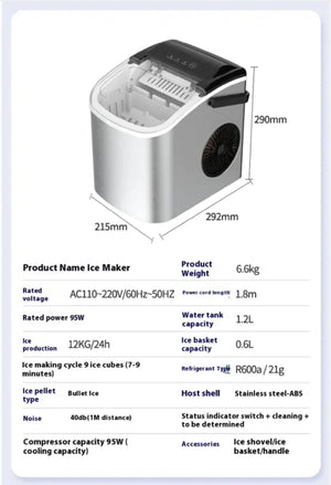 Compact Home Ice Maker Rieworkes