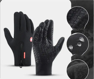 Winter Gloves Touch Screen Riding Motorcycle Sliding Waterproof Sports Gloves With Fleece Mimarta