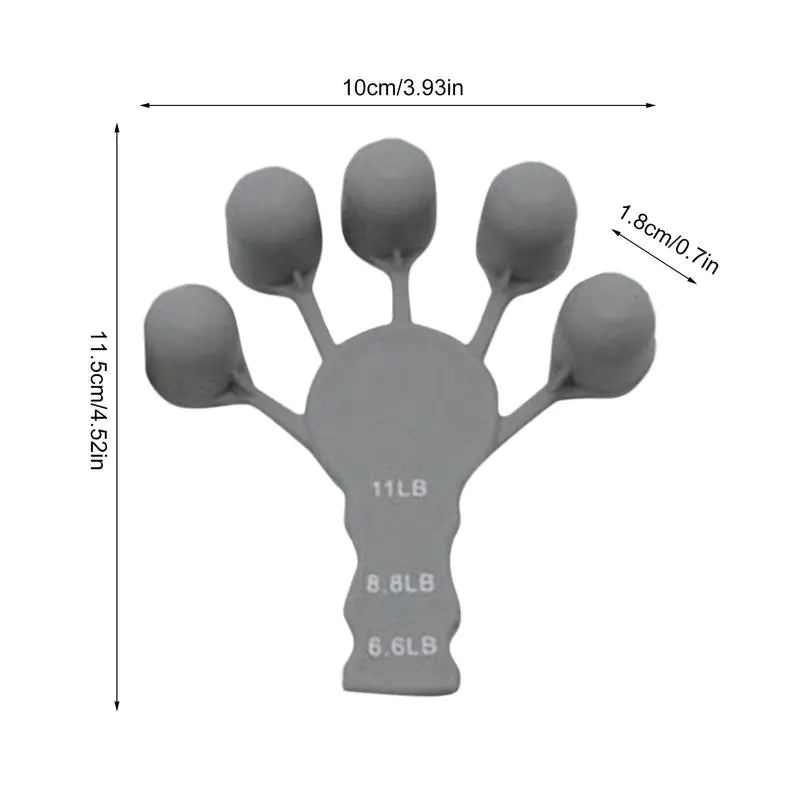 Silicone Grip Strengthener - Finger Exerciser for Gym Fitness and Training Rieworkes
