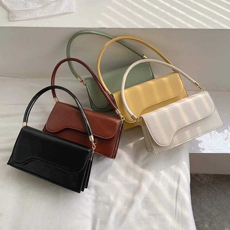 Elegant Women Baguette Handbags Rieworkes