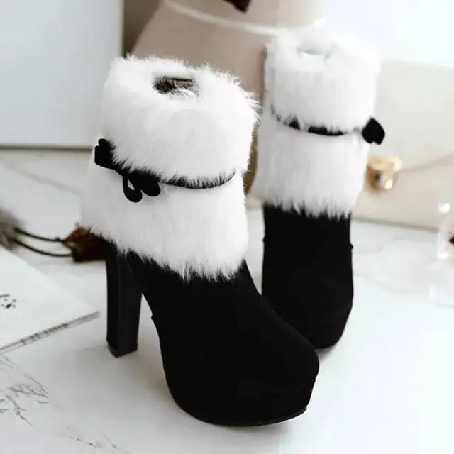Boots Christmas High Heels Rieworkes