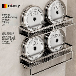 Wall-Mounted Bathroom Storage Rack for Easy Organization Mimarta