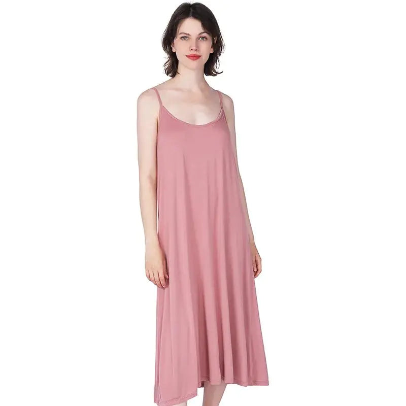 Women Nightgowns Summer Sleepwear Night Dresses 2XL-7XL Plus Size Rieworkes