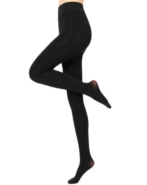 Romastory Womens Winter Warm Pantyhose Tights Elastic Fleece Lined Leggings Pants (Free Black) Mimarta