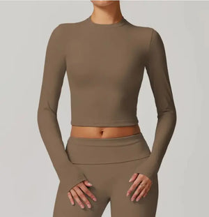 Slim Fit Long Sleeve Yoga Wear Rieworkes