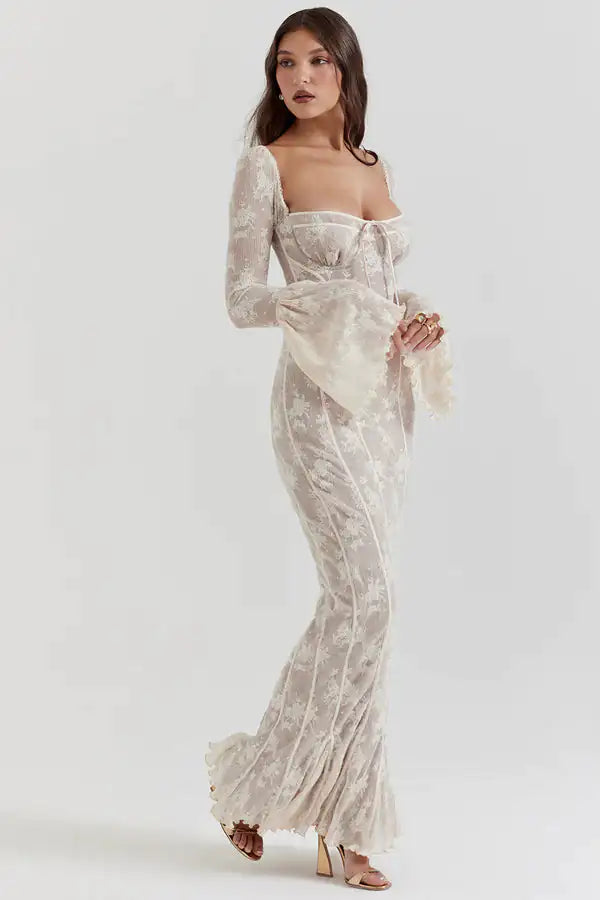 Sexy Lace Backless Slim Outfits Rieworkes