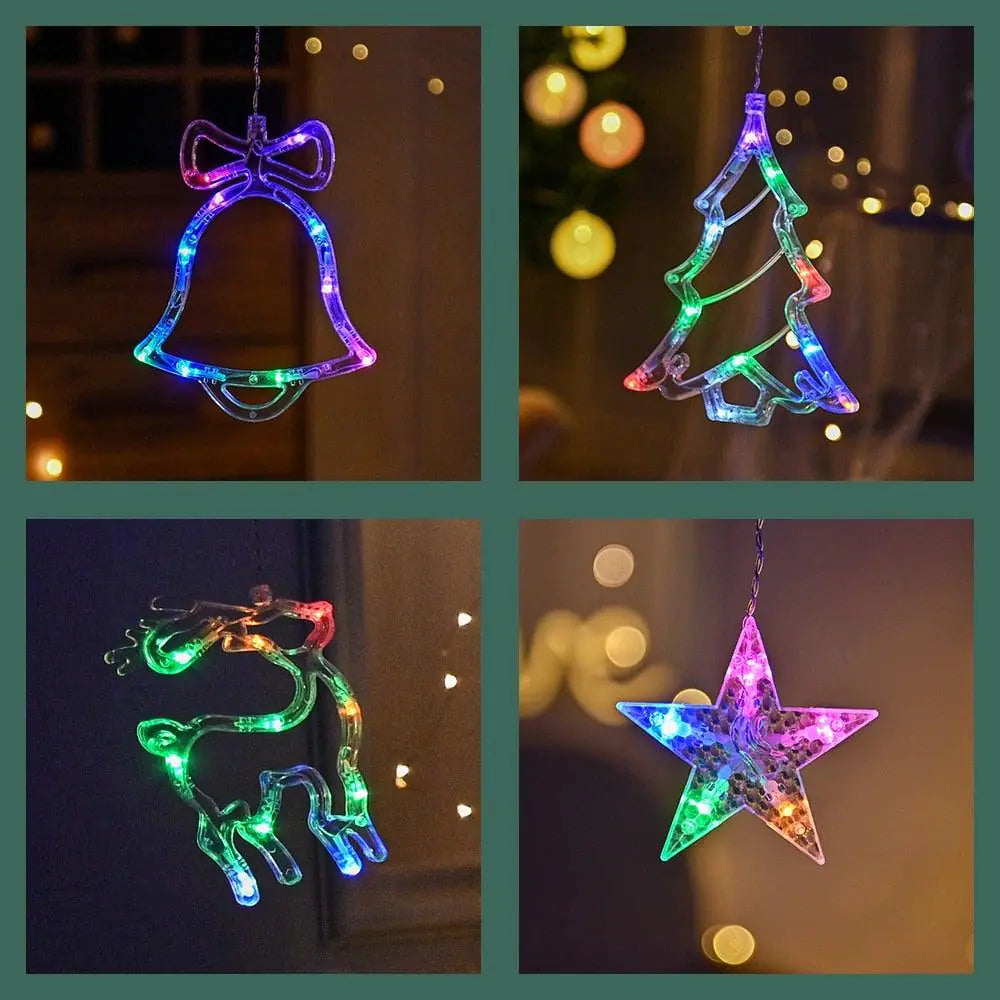 LED Star Curtain Fairy String Lights Rieworkes