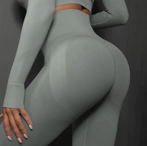 High Waist Seamless Yoga Pants Rieworkes