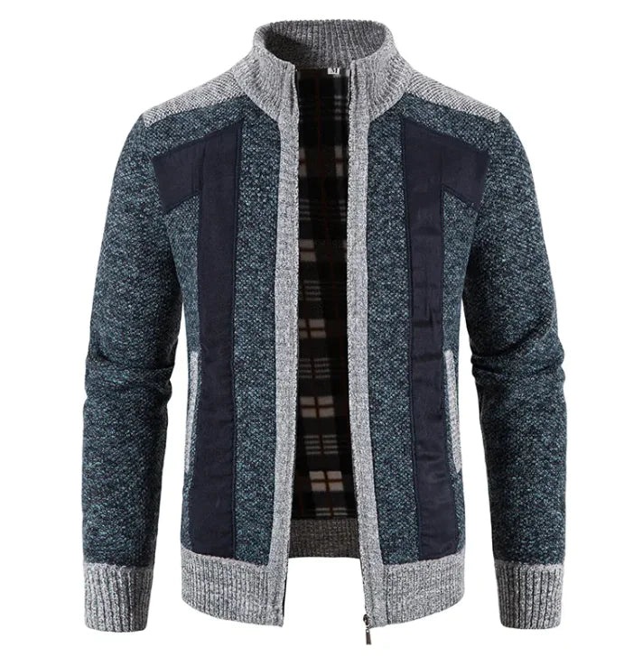 Men’s Stand Collar Plush Sweater Rieworkes