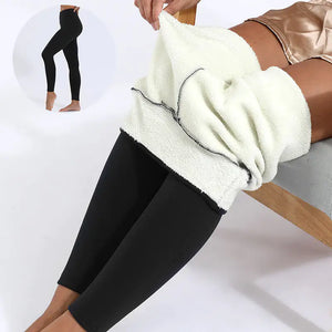 Winter Leggings Warm Thick High Stretch Lamb Cashmere Leggins Skinny Fitness Woman Pants Mimarta