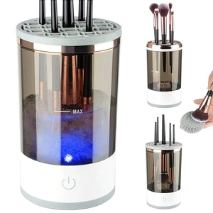 Automatic Brush Cleaner Electric Makeup Brush Cleaning Machine Fast Clean Dryer Rieworkes