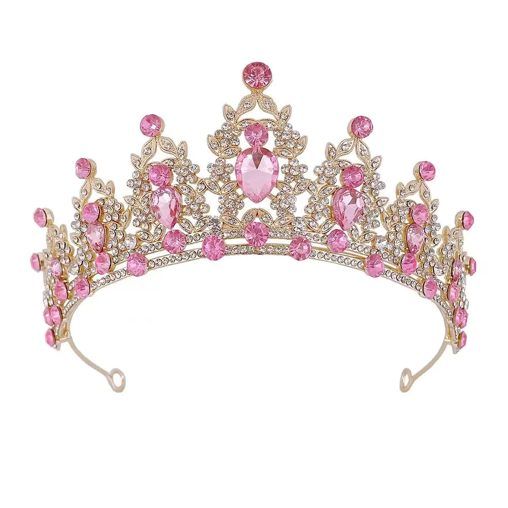 Luxury Rhinestone Bridal Crown Hair Accessory Mimarta