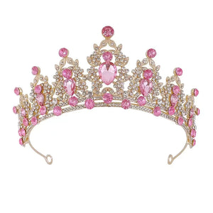 Luxury Rhinestone Bridal Crown Hair Accessory Mimarta