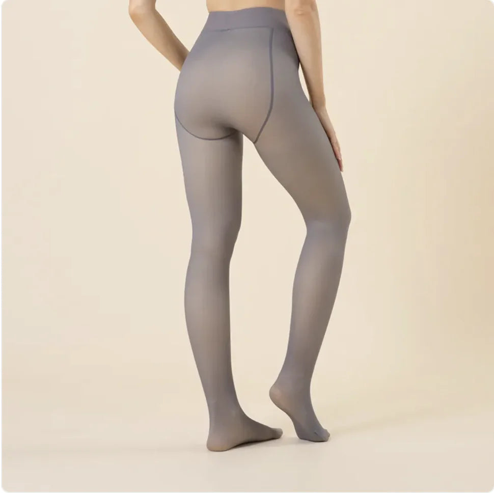 Women's Velvet Faux Transparent Pantyhose Rieworkes