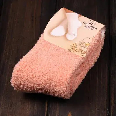 Women's Bed Socks Pure Color Rieworkes