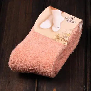Women's Bed Socks Pure Color Rieworkes
