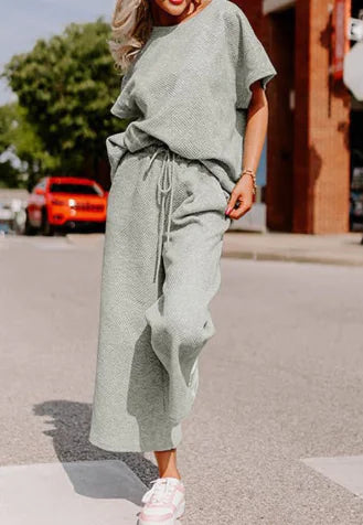Women's Fashion 2-Piece Casual Set (One Set) Mimarta