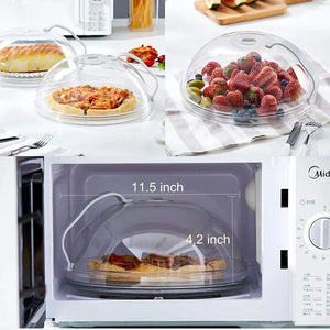 Microwave Food Cover -Transparent High-temperature Resistant Plastic Cover Rieworkes