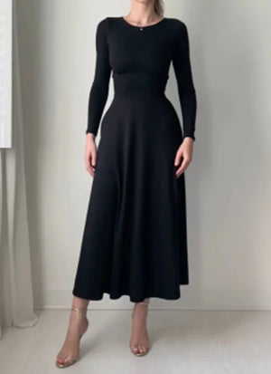 Women Elegant Long Sleeves Dress Mimarta