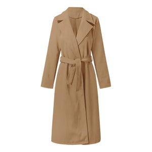 2023 Fall Winter Women's Long Solid Color Coat Mimarta