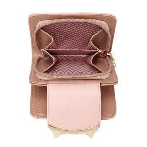 Cute Cat Ears Leather Vintage Tassel Women Wallet Rieworkes