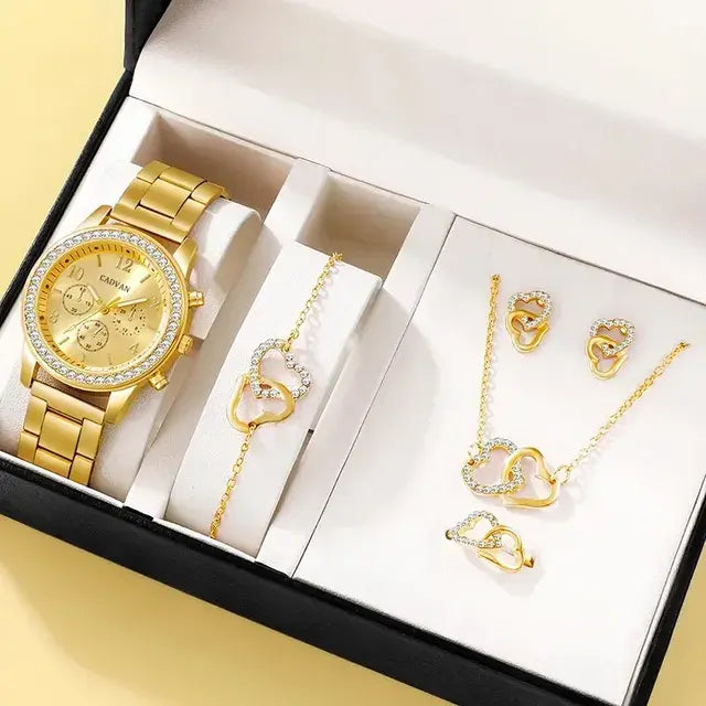 Rose Gold Luxury Watch Set Rieworkes