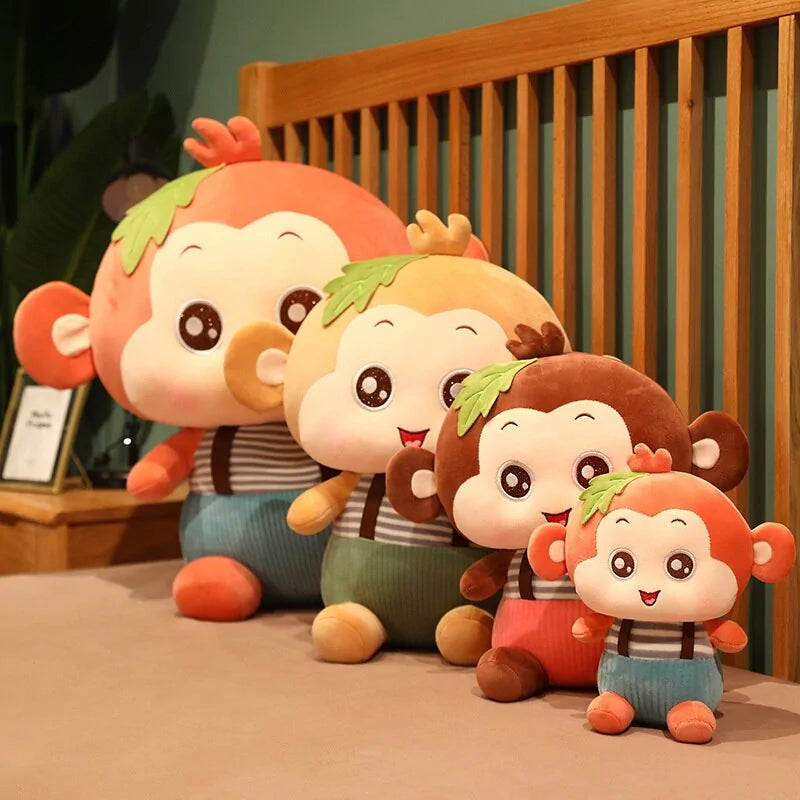 Sitting Monkey Plush Toys Rieworkes